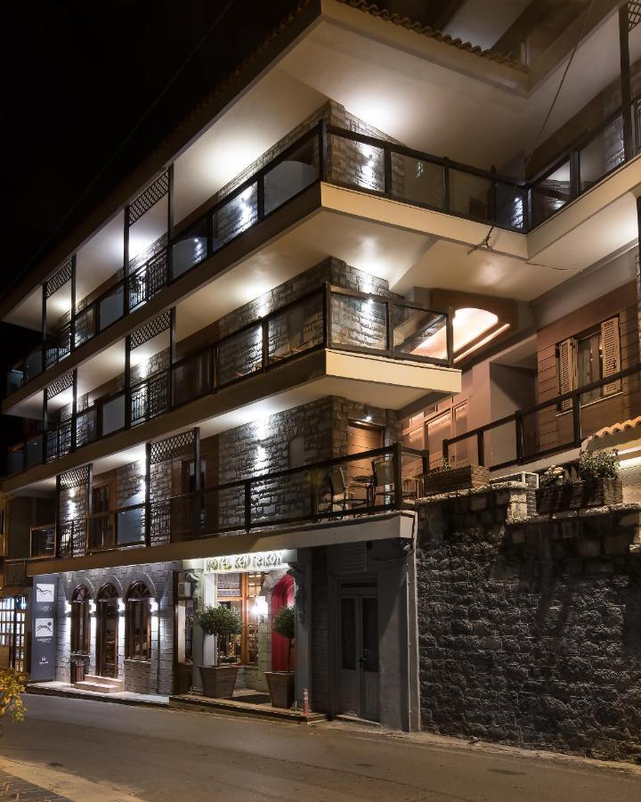 Kentrikon Hotel Langadhia Exteriör bild